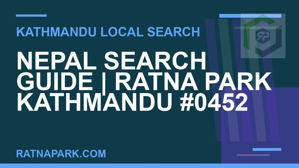 Ratna Park Nepal - Nepal Search Guide | Ratna Park Kathmandu #0452 | RATNAPARK