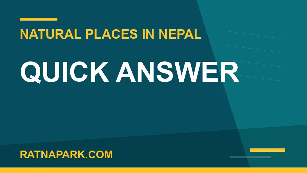 10 Naturally Beautiful Places in Nepal Near Kathmandu Travelers Search 10 naturally beautiful places in nepal - Quick Answer | RATNAPARK