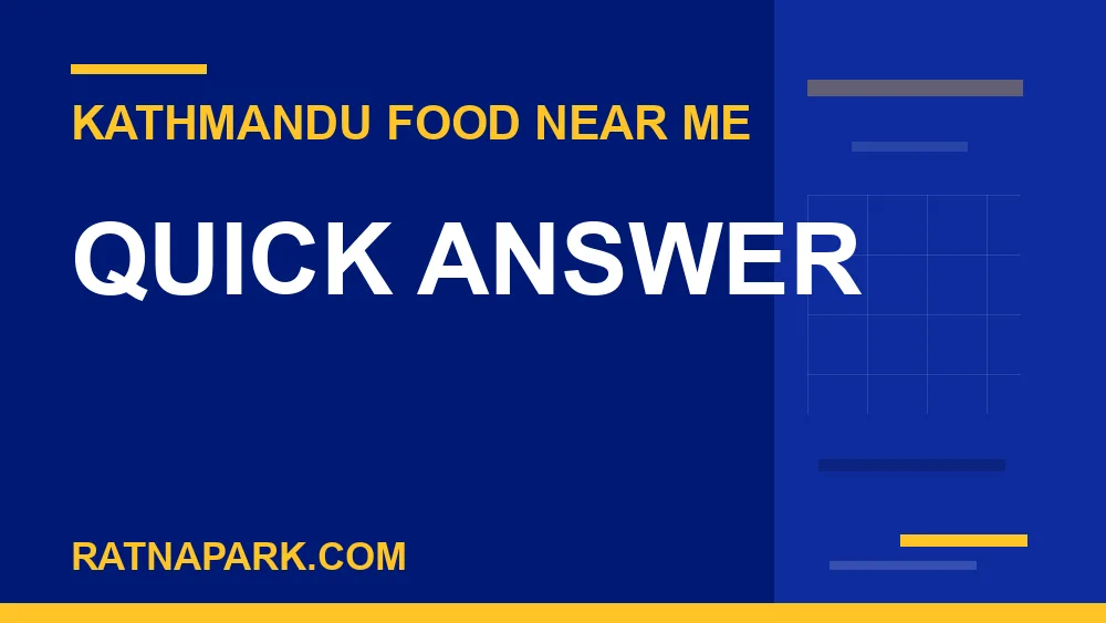 Ratna Park Food Guide: Momo, Tea and Quick Lunch Nearby food near ratna park - Quick Answer | RATNAPARK
