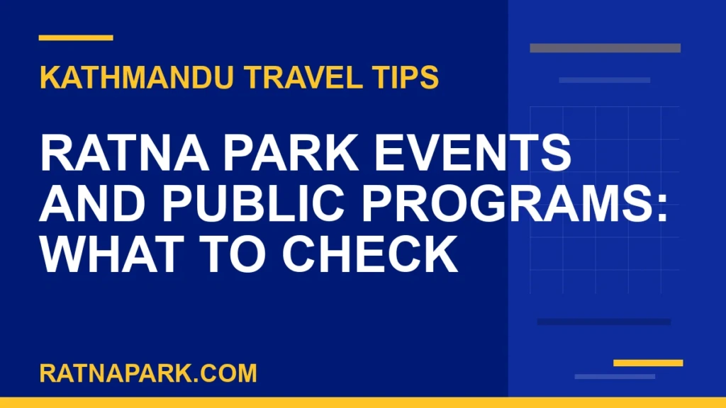 Ratna Park Events and Public Programs: What to Check ratna park events - Ratna Park Events and Public Programs: What to Check | RATNAPARK